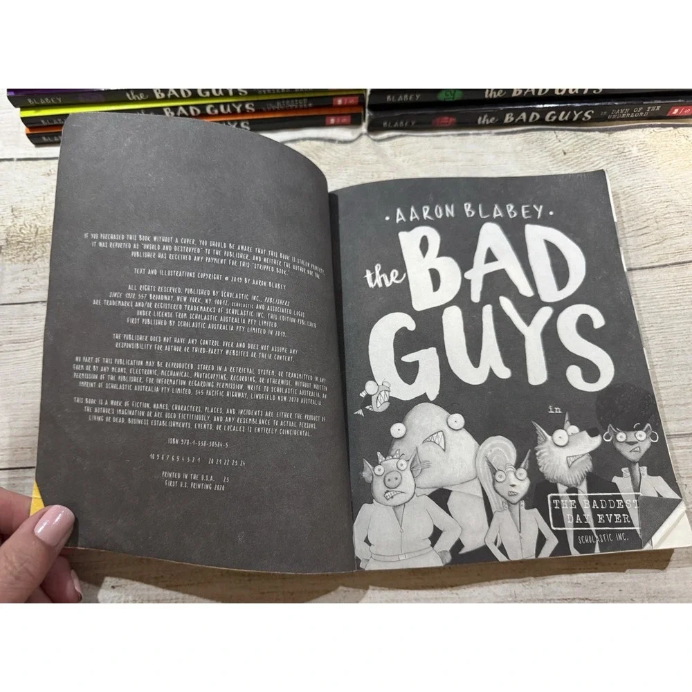 Complete Set Series - Lot of 20 THE BAD GUYS books by Aaron Blabey Paperback